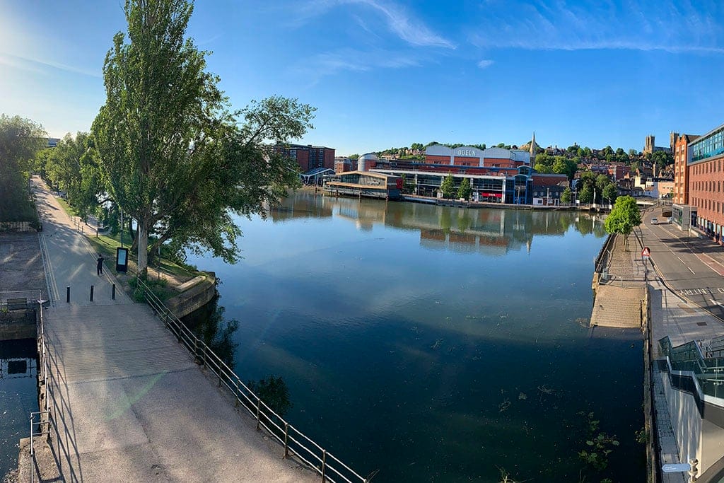 Where to stay in Lincoln: the Brayford Waterfront is an alternative quieter area to the Cathedral Quarter