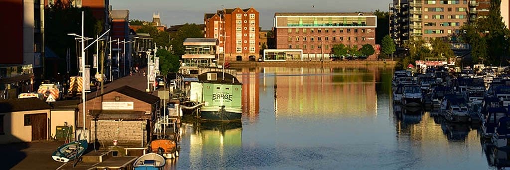 Facts about Lincoln, UK: Brayford Waterfront is the UK's oldest inland harbour