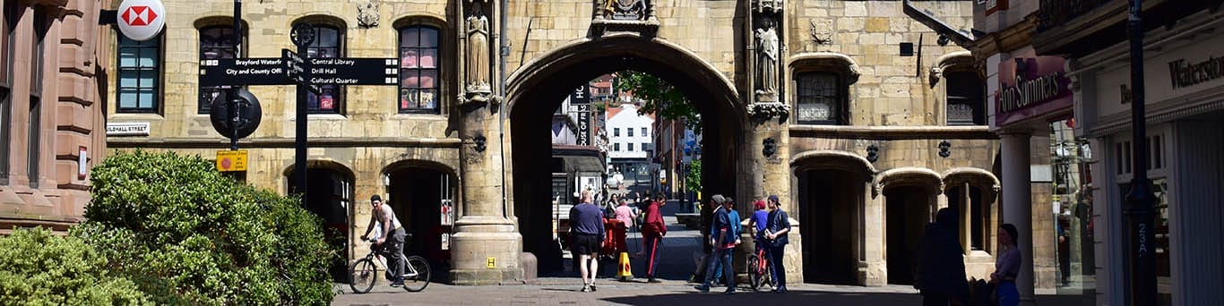 Guildhall and Stonebow Lincoln