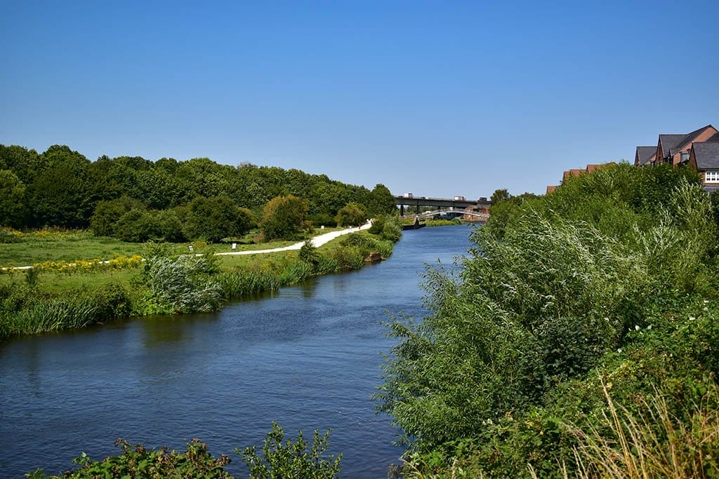 A walk on the River Trent is one of the more leisurely things to do in Newark