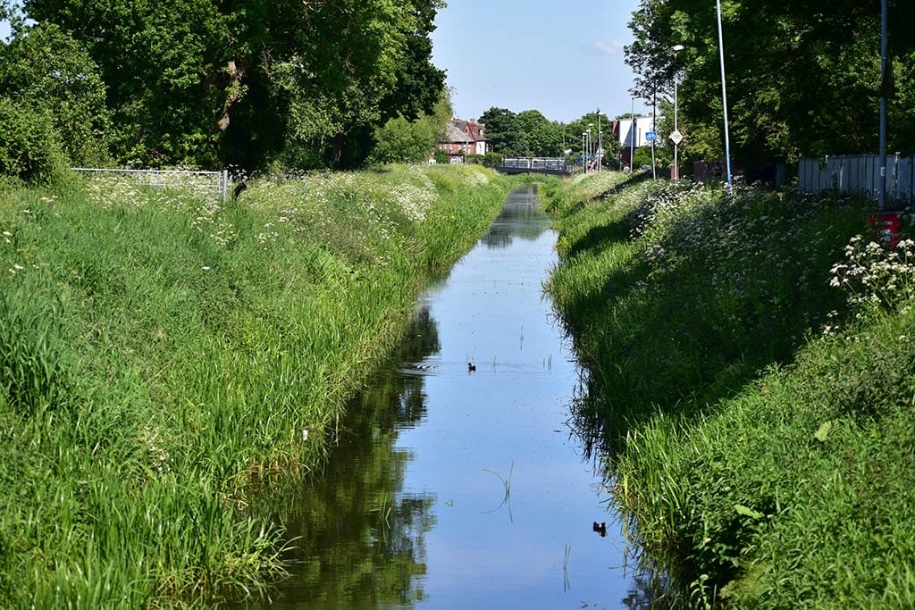 Catchwater Drain Meets River Witham Catchwater Drain meets River Witham