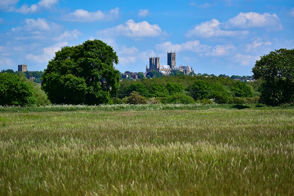Lincoln Cathedral from Catchwater Drain