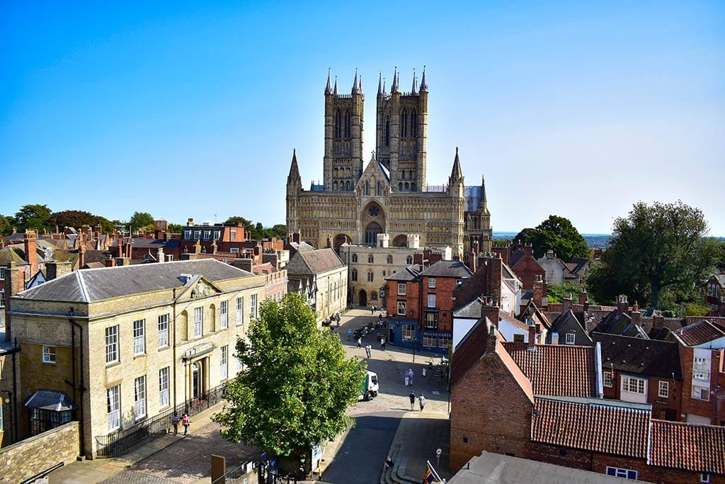 Cathedral view from castle