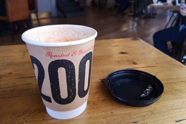 200 Degrees coffee cup