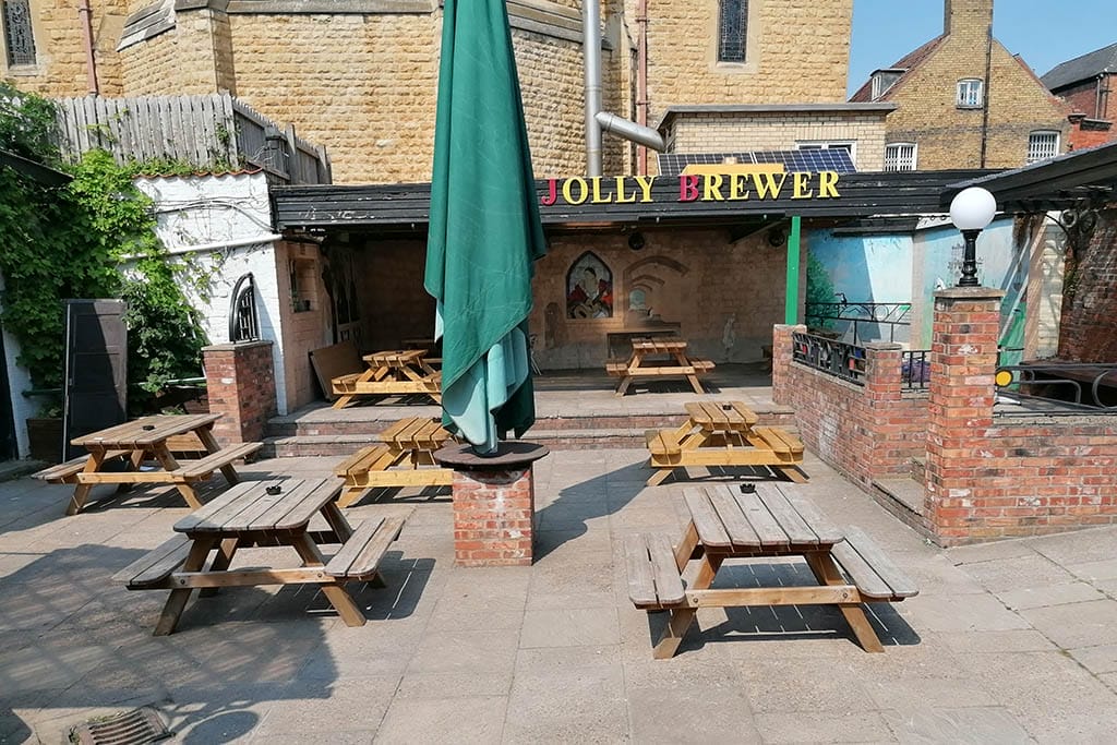 Jolly Brewer beer garden