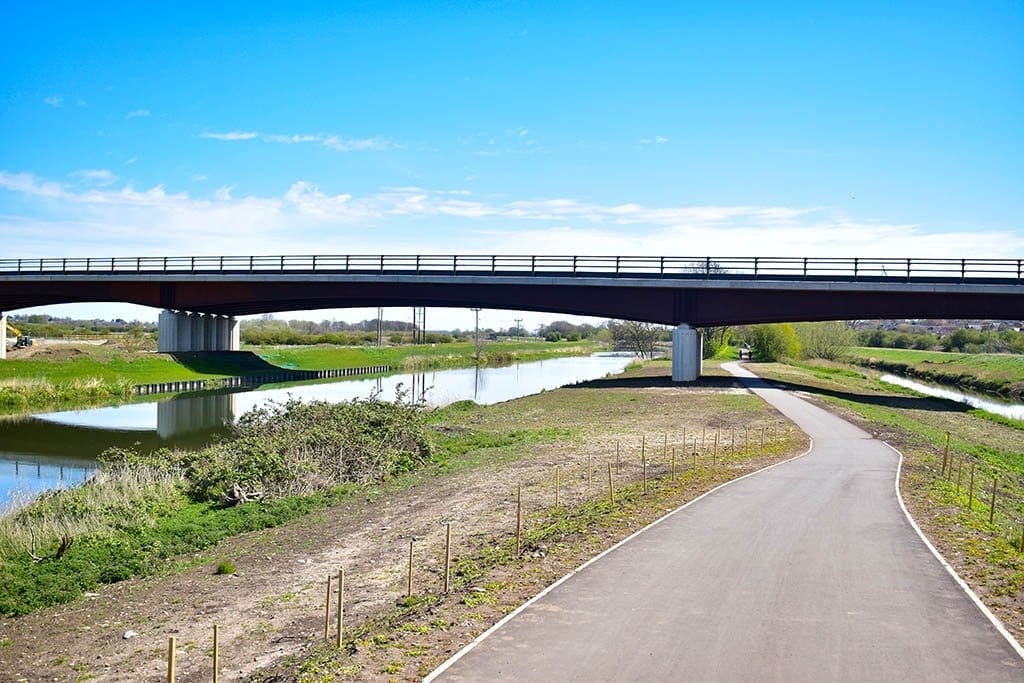Lincoln Eastern Bypass River Witham