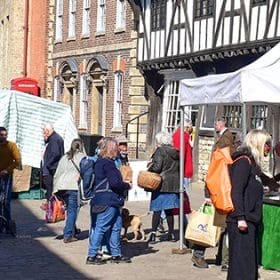 Lincoln Farmers Market panorama