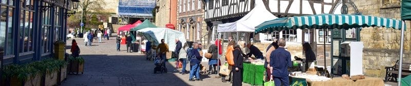 Lincoln Farmers Market panorama