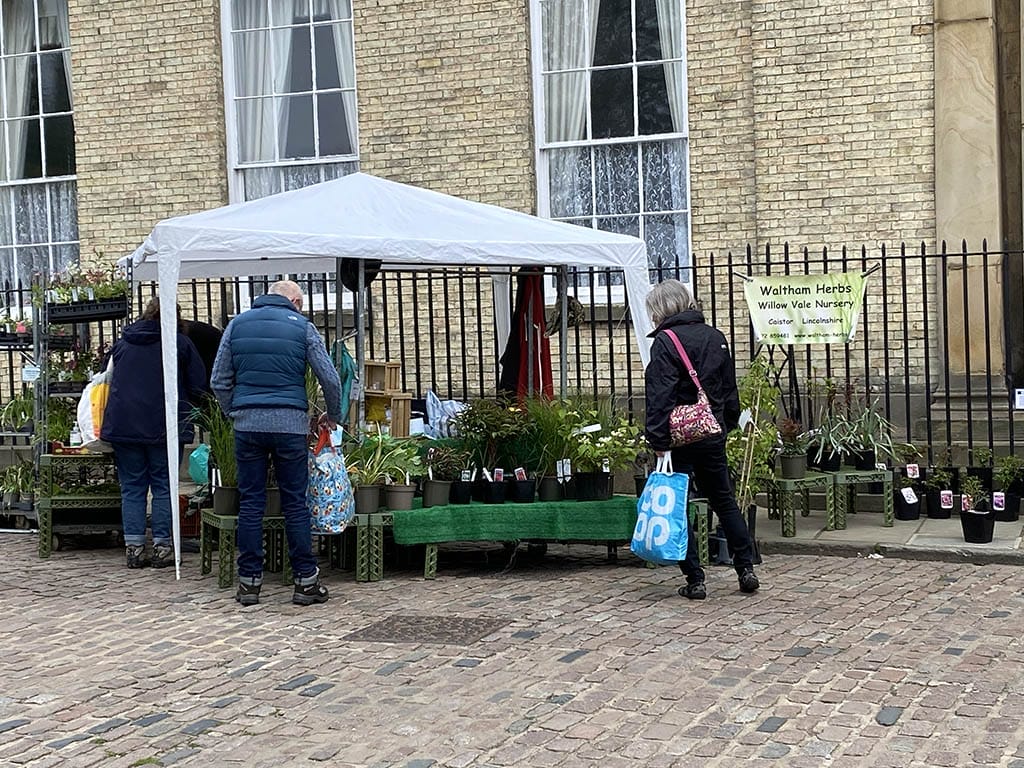 Waltham Herbs Waltham Herbs stall at Lincoln Farmers' Market