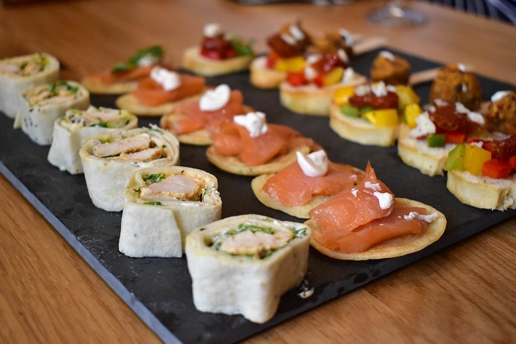 Lincoln Cathedral Cafe canapes