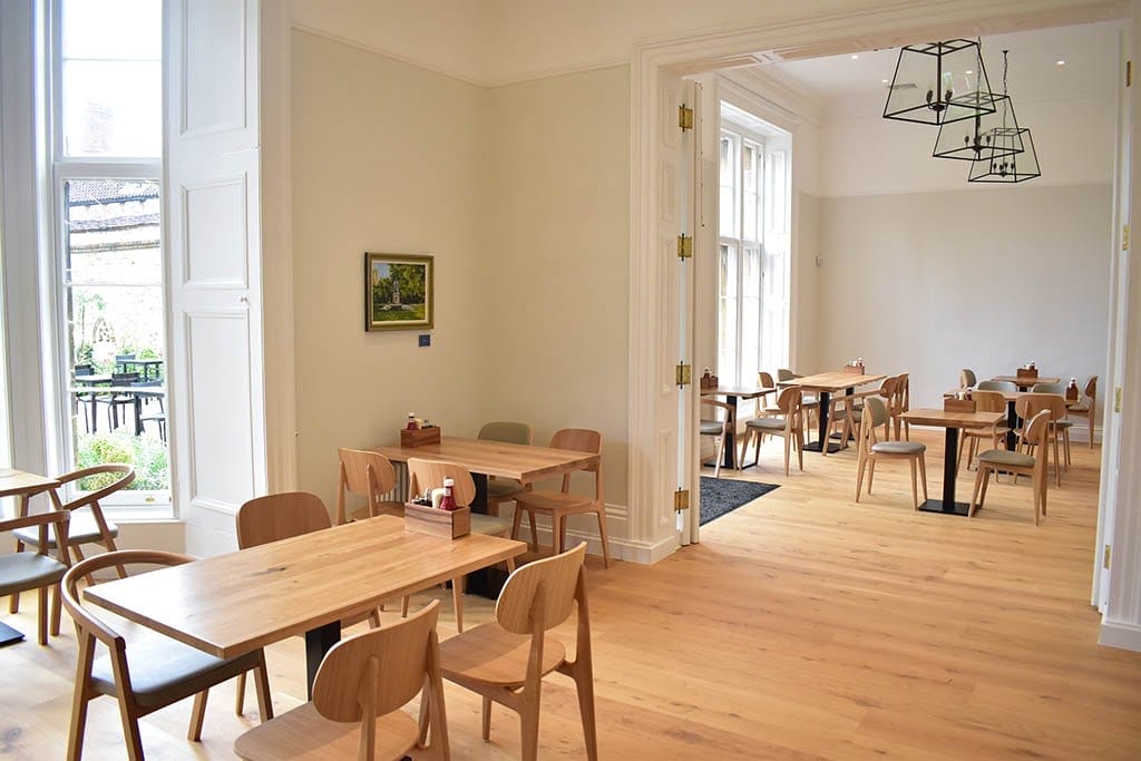 Lincoln Cathedral Cafe seating
