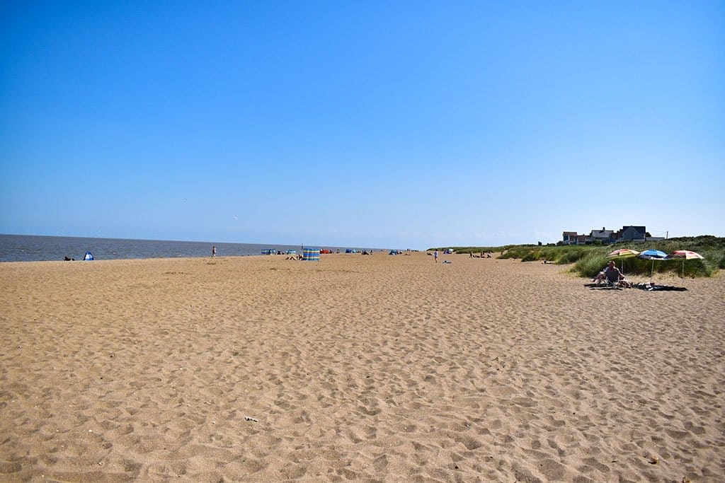 Anderby Creek Anderby Creek beach sand