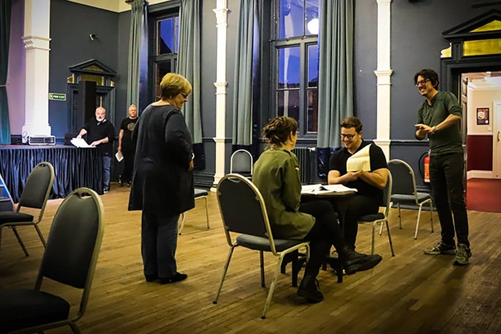 Lincoln Blue Room Rehearsal Lincoln Blue Room rehearsal