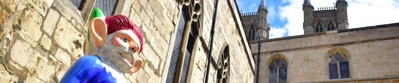 Lincoln Imp Cathedral behind