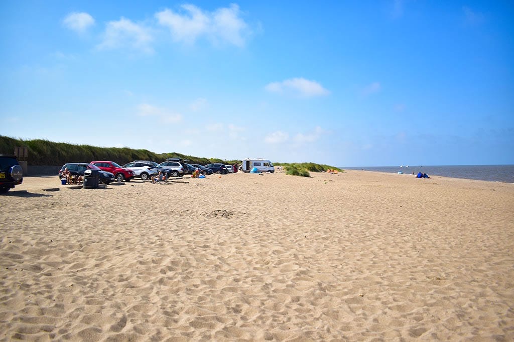 Huttoft Beach Sand Huttoft Beach north