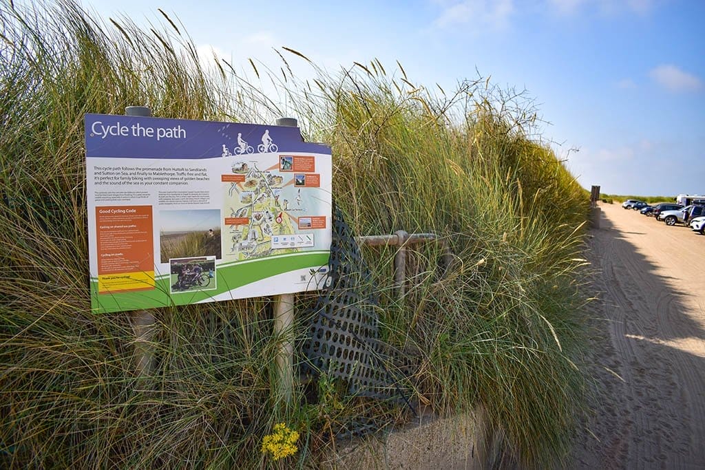 Huttoft Cycle Path Huttoft cycle path Moggs Eye Beach