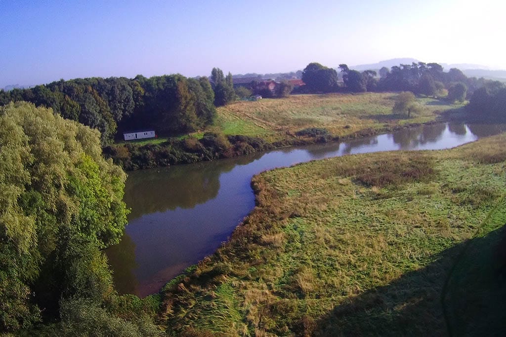 Salmonby Lake Salmonby Lake Lincolnshire Wolds