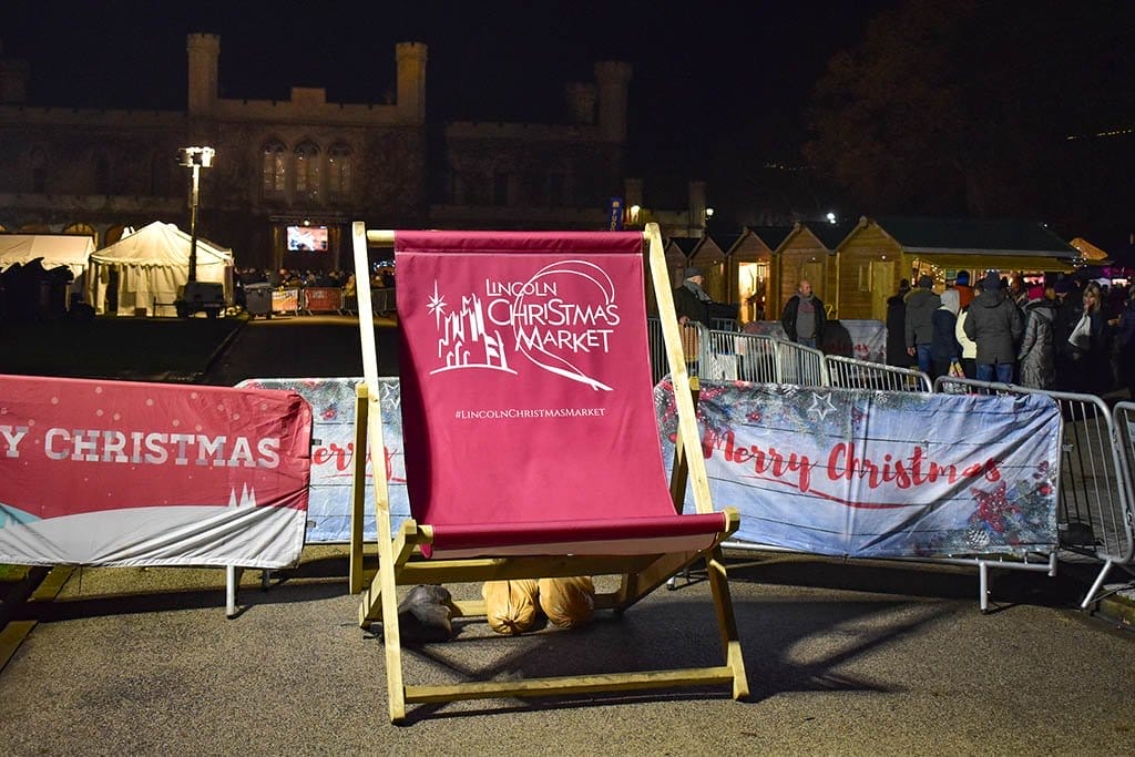 Lincoln Christmas Market Deckchair Lincoln Christmas Market Instagram chair