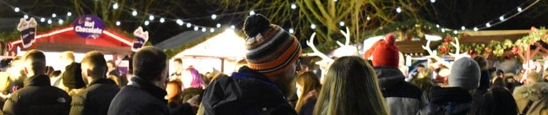 Lincoln Christmas Market lights