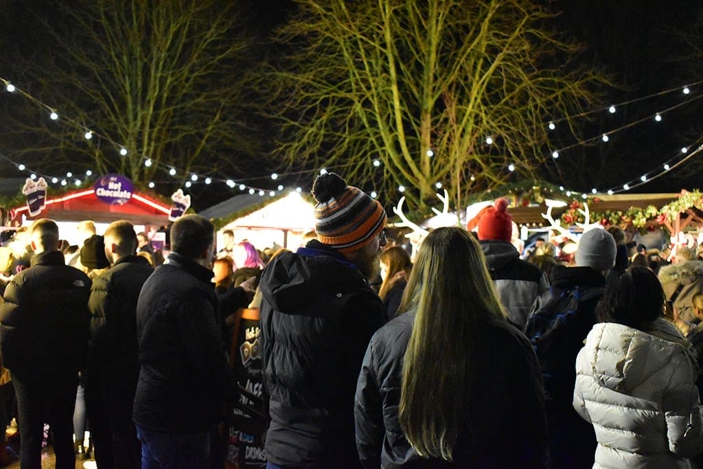 Lincoln Christmas Market Atmosphere Lincoln Christmas Market people