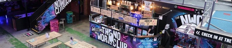 No Work Club Lincoln indoor crazy golf axe throwing escape rooms