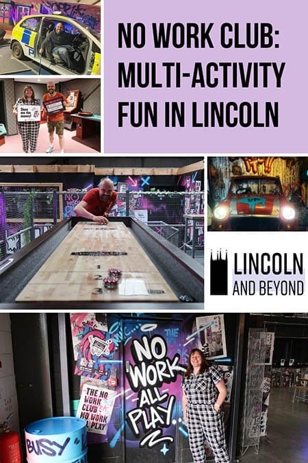 No Work Club Lincoln The No Work Club in Lincoln brings together urban indoor crazy golf, escape rooms, axe throwing, shuffleboard and interactive darts under one roof.