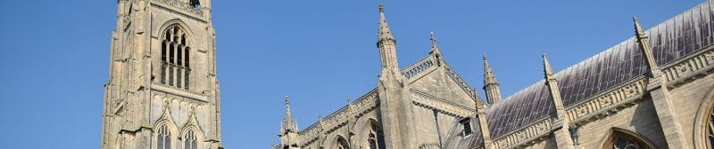 Boston Stump Church blue sky