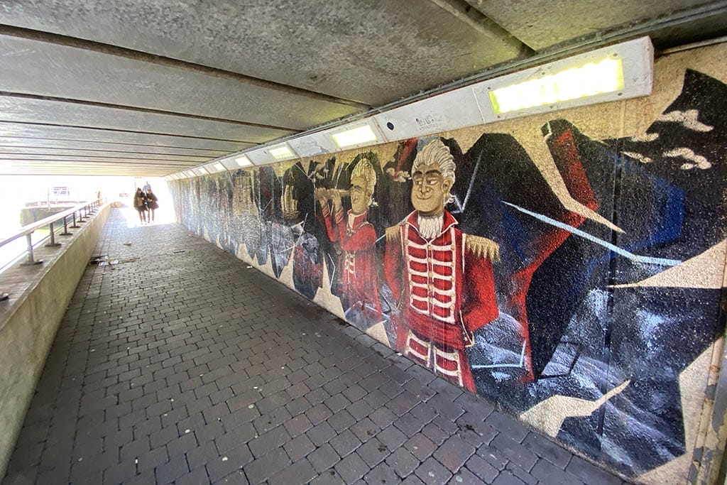 Mural under Wigford Way