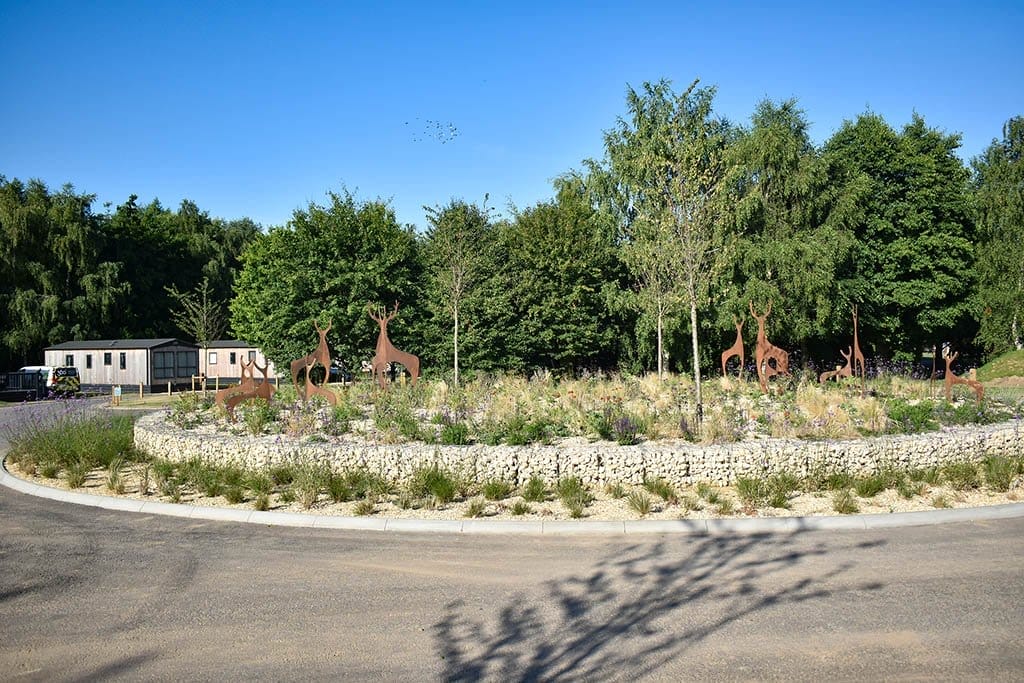 Appletree Holiday Park roundabout