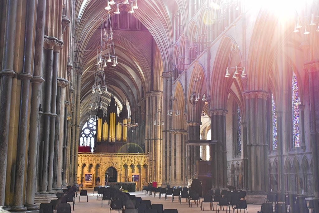 Lincoln Cathedral Lights Lincoln Cathedral interior