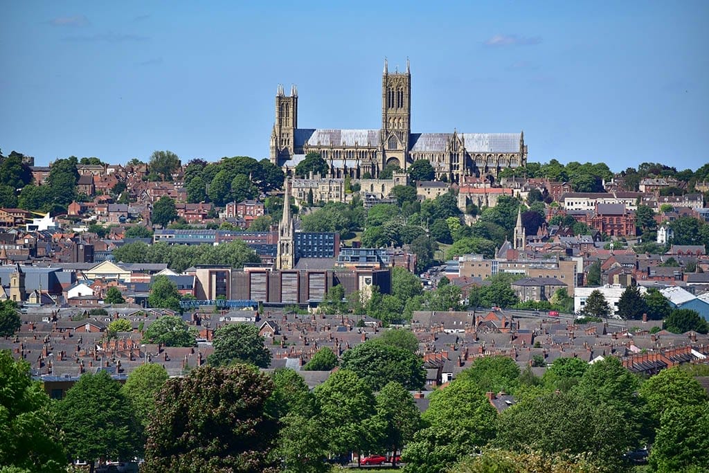South Common Lincoln Cathedral Lincoln view from South Common
