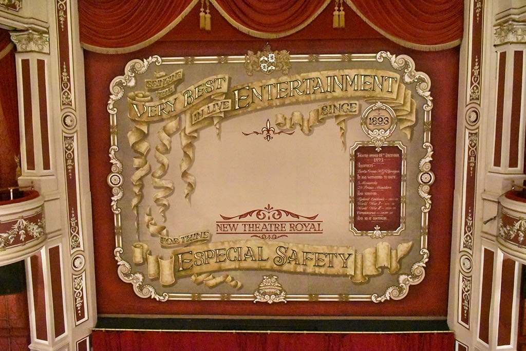 New Theatre Royal Curtain New Theatre Royal safety curtain