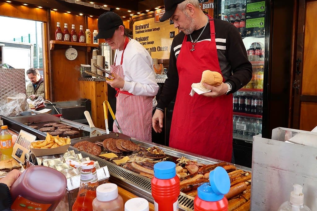 Lincoln City Burger Stall Lincoln City FC burger stall