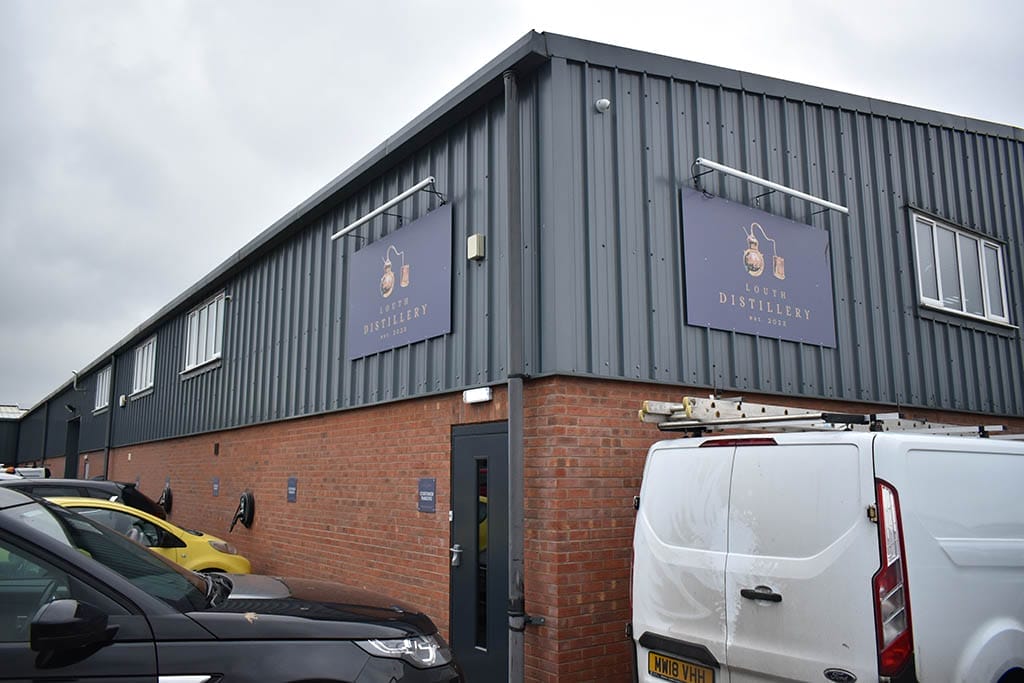 Louth Distillery warehouse