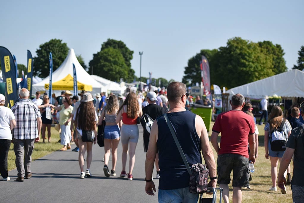 At The Lincolnshire Show Lincolnshire Show people