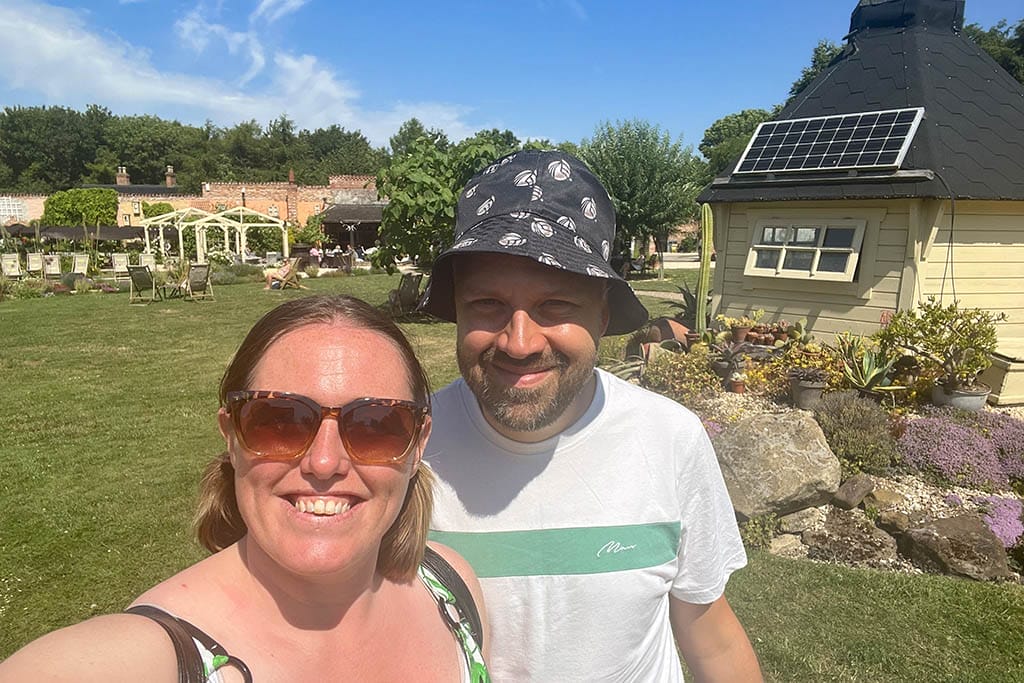 Lisa and Alex at Walled Garden Baumber