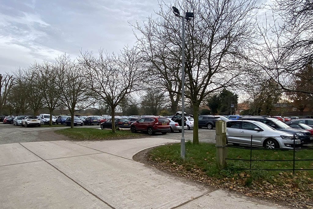 Doddington Hall car park