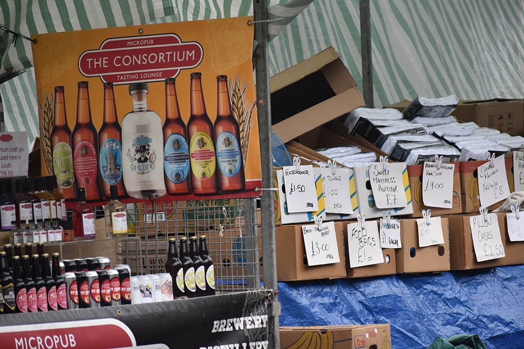 The Consortium market stall 