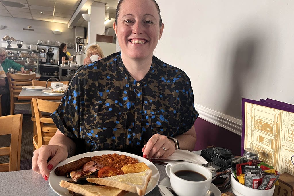 Tina's Café breakfast Louth