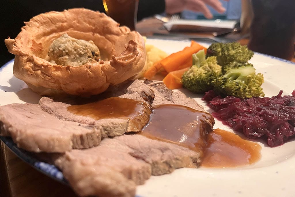 Best Sunday roast dinners in Lincoln: Woodcocks beef