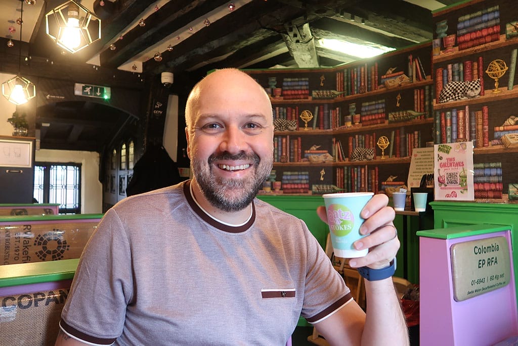 Oatz & Stokes Alex with flat white