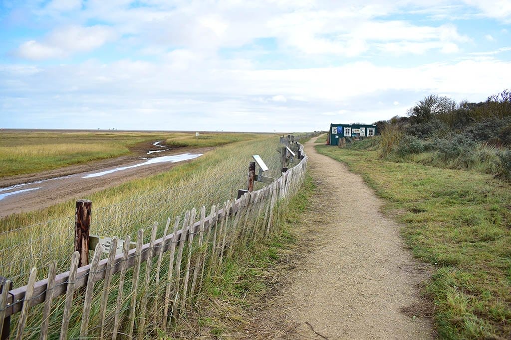 Donna Nook Walking Trail Walking trail to the viewing area where you can see the seals at Donna Nook