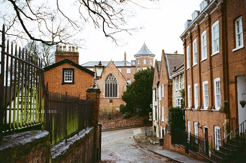 Christ's Hospital Terrace and the old art college