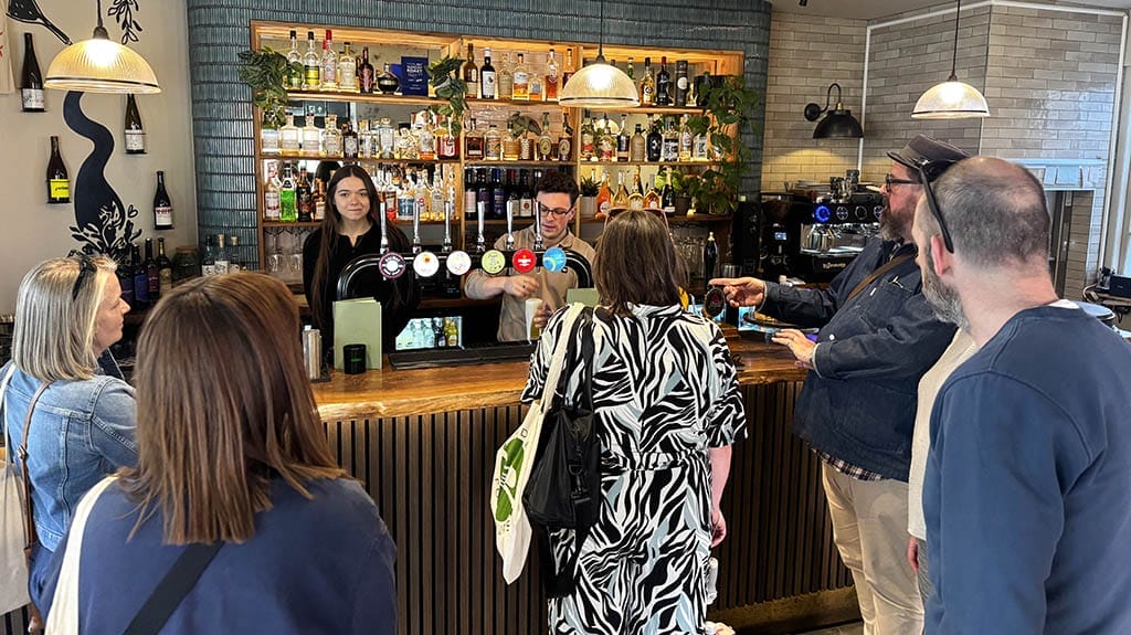 Hidden Food Tours pub stop at the White Horse