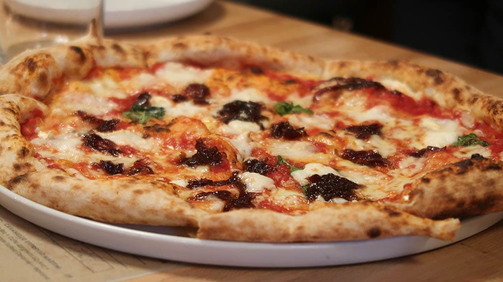 Slow Rise pizza on the Lincoln Hidden Food Tour