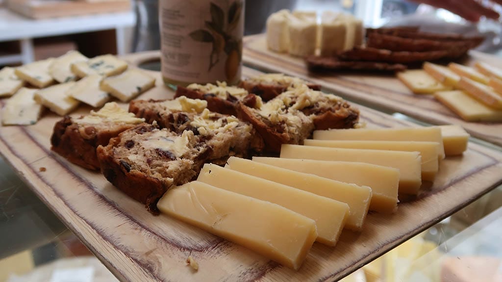 The Cheese Society tasting plate