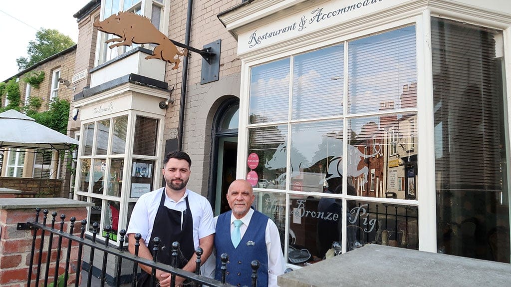 The Bronze Pig Head Chef Danny Gugliotta and Owner Pompeo Siracusa