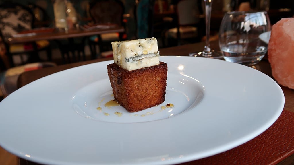The Bronze Pig brioche and gorgonzola dolce
