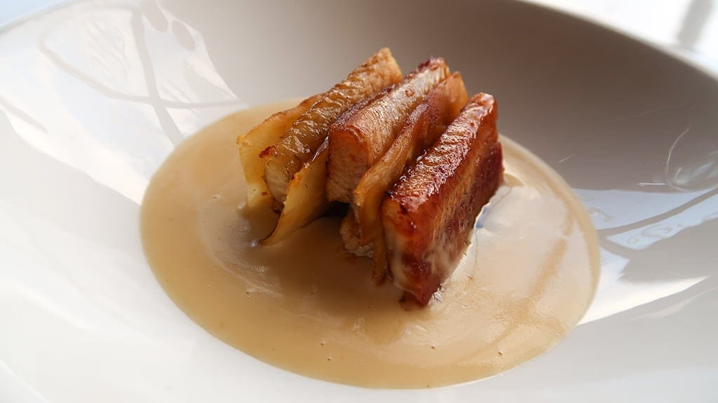Smoked eel with XO sauce